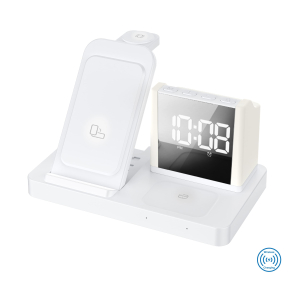 Бездротовий зарядний пристрій з годинником Time Dock, TM TEG
